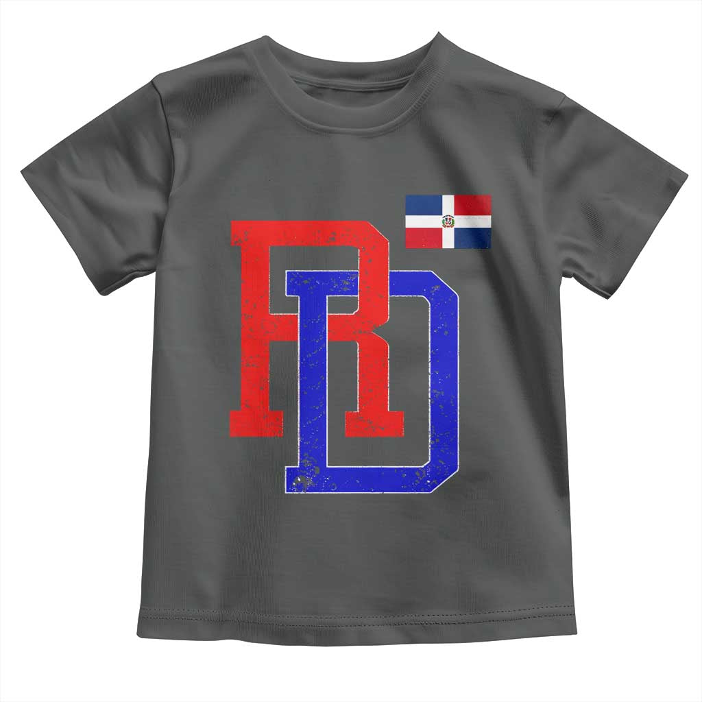 Dominican Republic Toddler T Shirt Distressed RD Flag Dominican Pride