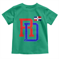 Dominican Republic Toddler T Shirt Distressed RD Flag Dominican Pride