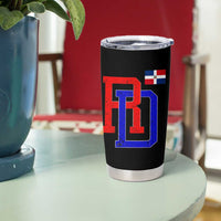 Dominican Republic Tumbler Cup Distressed RD Flag Dominican Pride