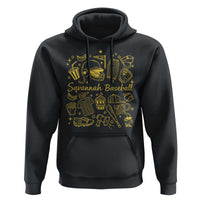 Bananas Baseball Hoodie Cute Trendy Banana Baseball Game Day Doodle