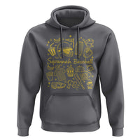 Bananas Baseball Hoodie Cute Trendy Banana Baseball Game Day Doodle