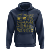 Bananas Baseball Hoodie Cute Trendy Banana Baseball Game Day Doodle