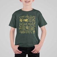 Bananas Baseball T Shirt For Kid Cute Trendy Banana Baseball Game Day Doodle