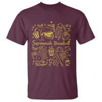 Bananas Baseball T Shirt Cute Trendy Banana Baseball Game Day Doodle