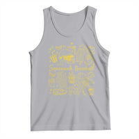 Bananas Baseball Tank Top Cute Trendy Banana Baseball Game Day Doodle