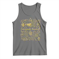 Bananas Baseball Tank Top Cute Trendy Banana Baseball Game Day Doodle