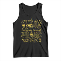 Bananas Baseball Tank Top Cute Trendy Banana Baseball Game Day Doodle