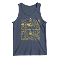 Bananas Baseball Tank Top Cute Trendy Banana Baseball Game Day Doodle