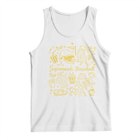 Bananas Baseball Tank Top Cute Trendy Banana Baseball Game Day Doodle