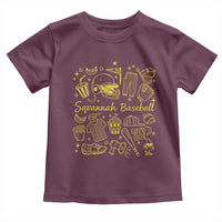 Bananas Baseball Toddler T Shirt Cute Trendy Banana Baseball Game Day Doodle
