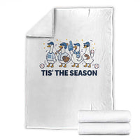 Baseball Silly Goose Throw Blanket Funny Tis The Season Baseball Mom