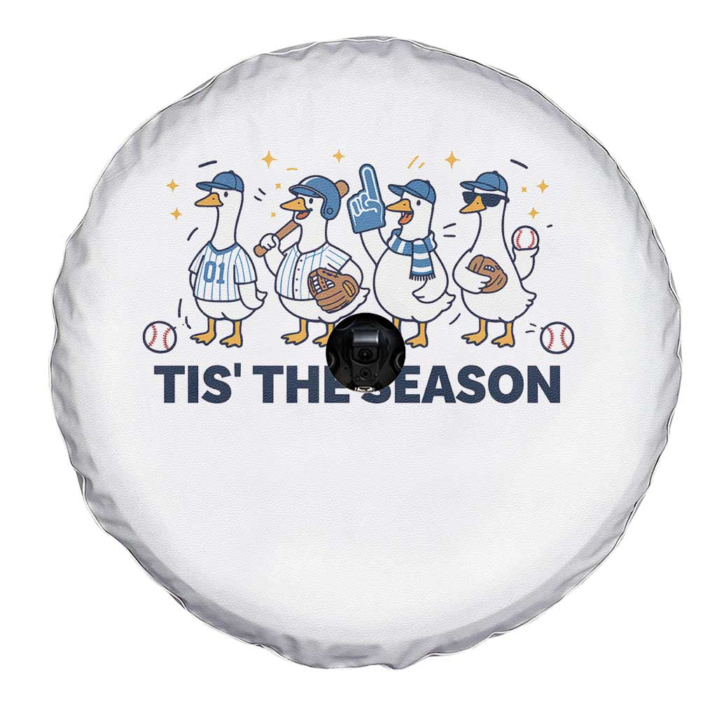 Baseball Silly Goose Spare Tire Cover Funny Tis The Season Baseball Mom
