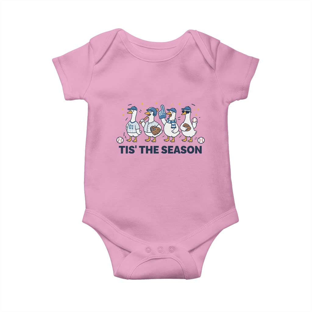 Baseball Silly Goose Baby Onesie Funny Tis The Season Baseball Mom