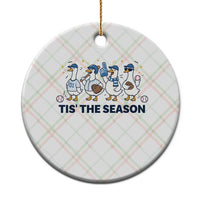 Baseball Silly Goose Ceramic Ornament Funny Tis The Season Baseball Mom