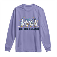 Baseball Silly Goose Long Sleeve Shirt Funny Tis The Season Baseball Mom