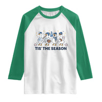 Baseball Silly Goose Raglan Shirt Funny Tis The Season Baseball Mom