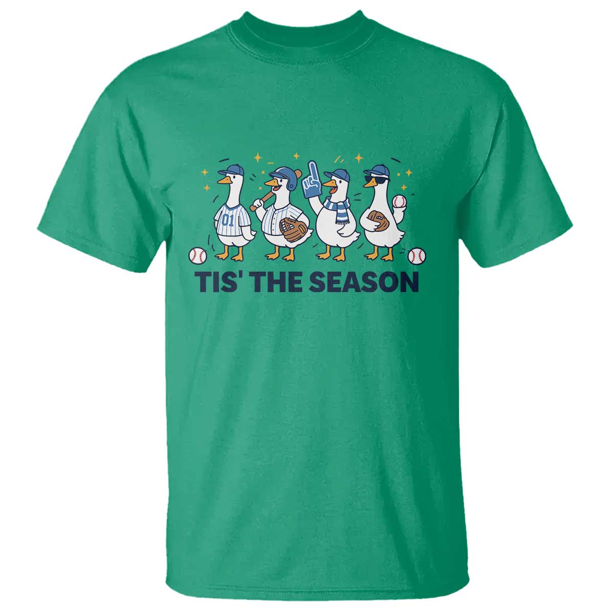 Baseball Silly Goose T Shirt Funny Tis The Season Baseball Mom