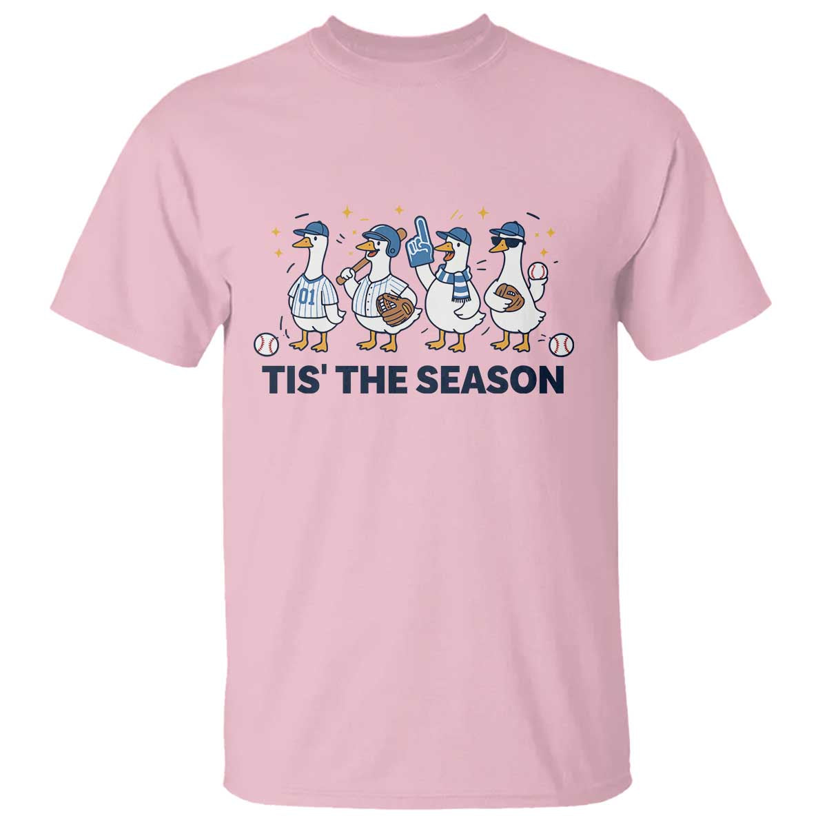 Baseball Silly Goose T Shirt Funny Tis The Season Baseball Mom