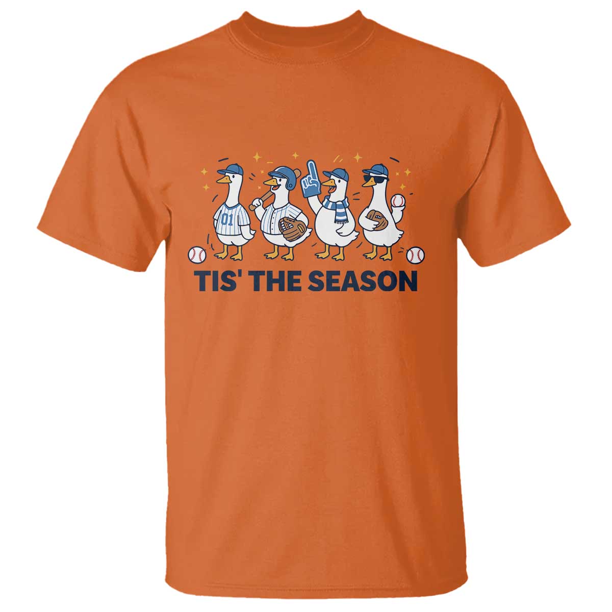 Baseball Silly Goose T Shirt Funny Tis The Season Baseball Mom