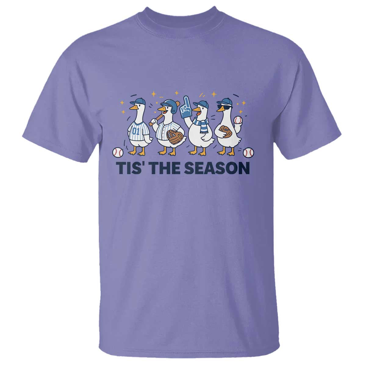 Baseball Silly Goose T Shirt Funny Tis The Season Baseball Mom