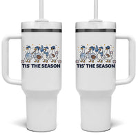 Baseball Silly Goose Tumbler With Handle Funny Tis The Season Baseball Mom