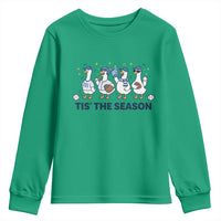 Baseball Silly Goose Youth Sweatshirt Funny Tis The Season Baseball Mom