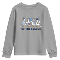 Baseball Silly Goose Youth Sweatshirt Funny Tis The Season Baseball Mom