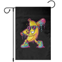 Banana Baseball Drip Garden Flag Funny Baseball Drip Ice Cream Kids Youth Boys