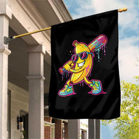 Banana Baseball Drip Garden Flag Funny Baseball Drip Ice Cream Kids Youth Boys