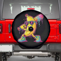 Banana Baseball Drip Spare Tire Cover Funny Baseball Drip Ice Cream Kids Youth Boys