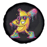 Banana Baseball Drip Spare Tire Cover Funny Baseball Drip Ice Cream Kids Youth Boys