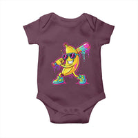 Banana Baseball Drip Baby Onesie Funny Baseball Drip Ice Cream Kids Youth Boys