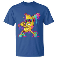 Banana Baseball Drip T Shirt Funny Baseball Drip Ice Cream Kids Youth Boys