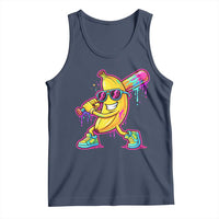 Banana Baseball Drip Tank Top Funny Baseball Drip Ice Cream Kids Youth Boys