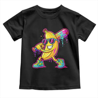 Banana Baseball Drip Toddler T Shirt Funny Baseball Drip Ice Cream Kids Youth Boys