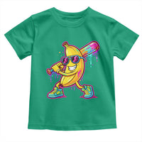 Banana Baseball Drip Toddler T Shirt Funny Baseball Drip Ice Cream Kids Youth Boys