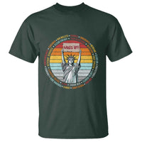 Statue of Liberty Hands Off Protest T Shirt Resist Resistance