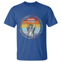 Statue of Liberty Hands Off Protest T Shirt Resist Resistance