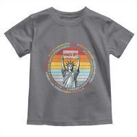 Statue of Liberty Hands Off Protest Toddler T Shirt Resist Resistance