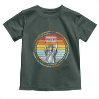 Statue of Liberty Hands Off Protest Toddler T Shirt Resist Resistance