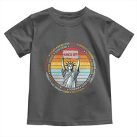 Statue of Liberty Hands Off Protest Toddler T Shirt Resist Resistance