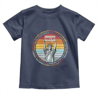 Statue of Liberty Hands Off Protest Toddler T Shirt Resist Resistance