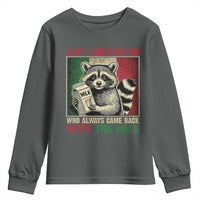 Fathers Day Mexican Dad Youth Sweatshirt A Dad Who Always Came Back With The Milk Mexico Flag