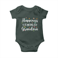 New Grandma Baby Onesie Happiness is Being a Grandma Grandmother