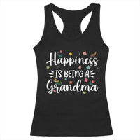 New Grandma Racerback Tank Top Happiness is Being a Grandma Grandmother
