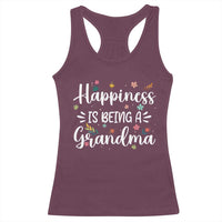 New Grandma Racerback Tank Top Happiness is Being a Grandma Grandmother