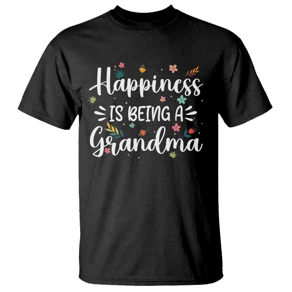 New Grandma T Shirt Happiness is Being a Grandma Grandmother