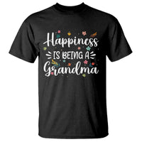 New Grandma T Shirt Happiness is Being a Grandma Grandmother