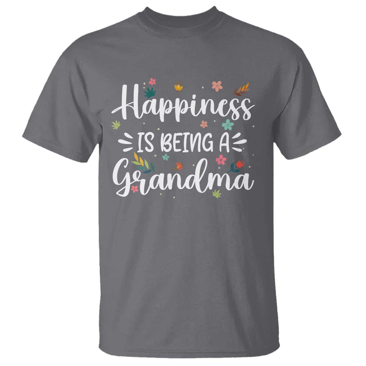 New Grandma T Shirt Happiness is Being a Grandma Grandmother