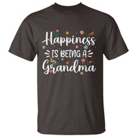 New Grandma T Shirt Happiness is Being a Grandma Grandmother